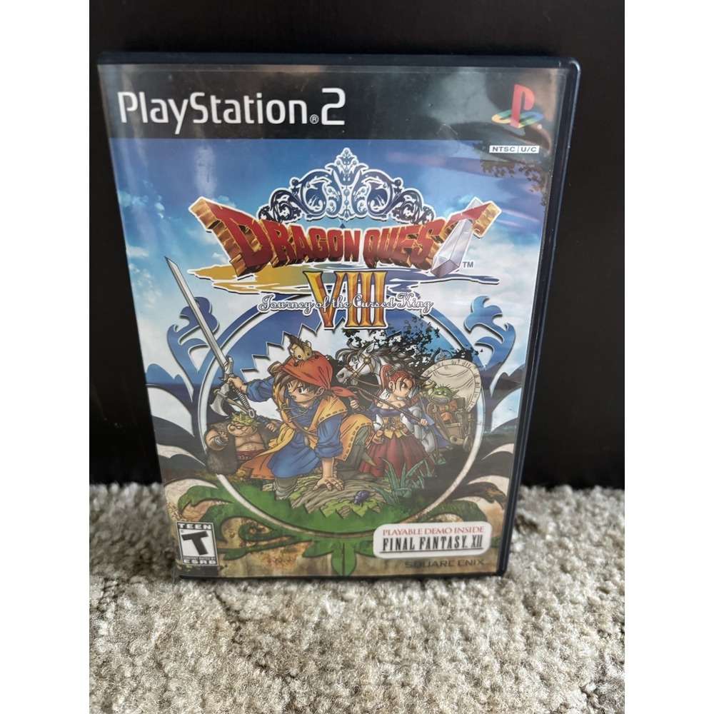 Dragon Quest VIII: Journey of the Cursed King (Sony PS2) - Includes FF Demo Disc